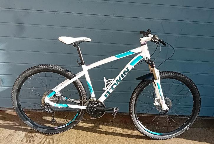 MTB B-Twin Rockrider 540 27,5" maat M, Vélos & Vélomoteurs, Vélos | VTT & Mountainbikes, Utilisé, Autres marques, VTT semi-rigide