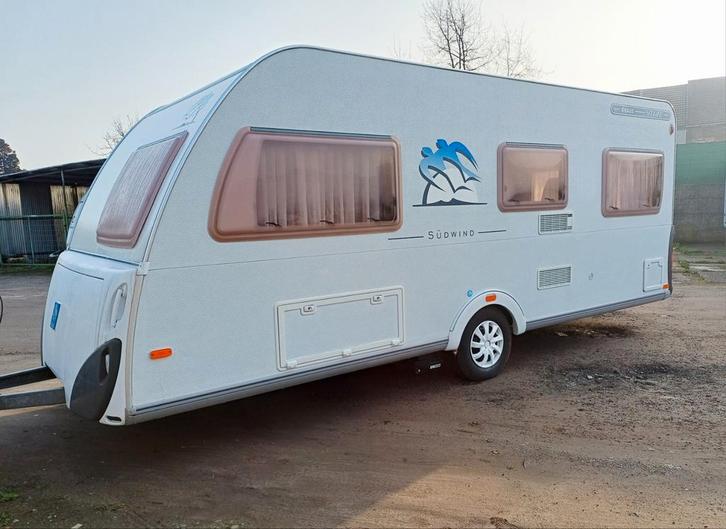 ***KNAUS SÜDWIND 500FU MOVER/VOORTENT/FIETSREK ***, Caravans en Kamperen, Caravans, Particulier, tot en met 4, Frans bed, Douche