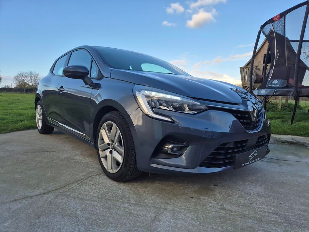 Renault Clio *1.0TCe*79DKM*CARPLAY*GARANTIE*, Autos, Renault, Argent ou Gris, Achat, Entreprise, Noir