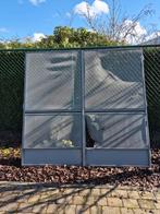 Groot vliegenraam om voor dubbele deur, schuifdeur of raam, Enlèvement, Porte coulissante