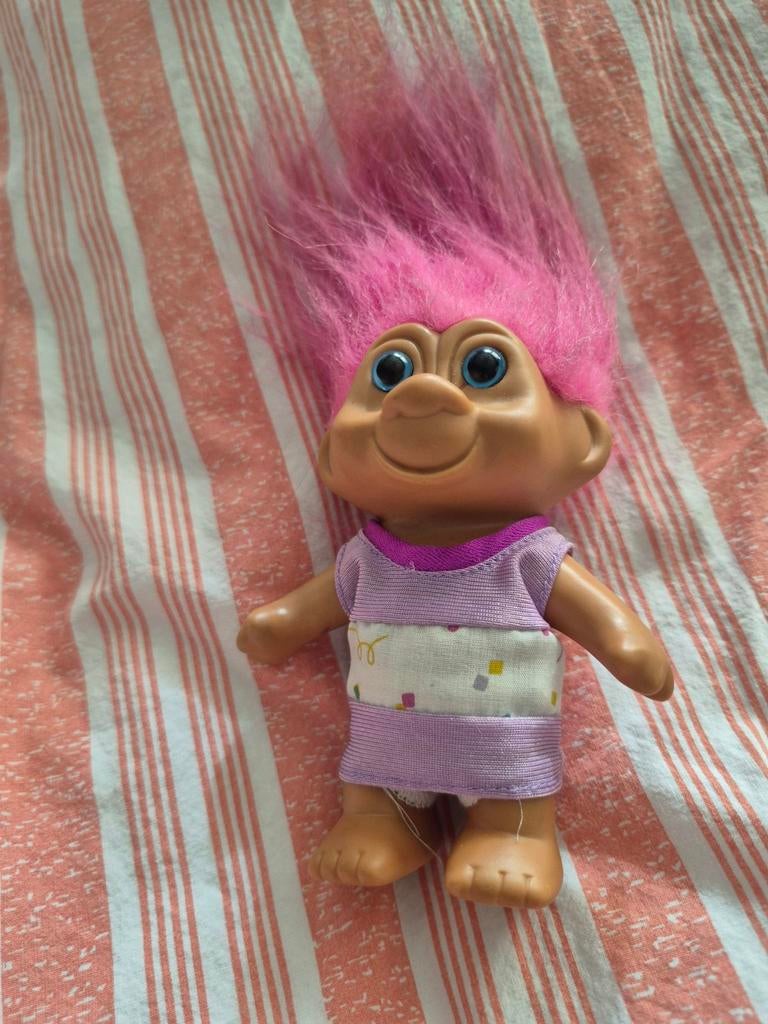 Troll vintage popje goede staat, Ophalen of Verzenden