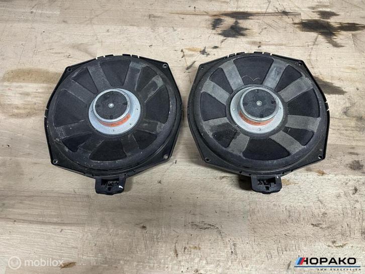Subwoofer set BMW E60 E61 Logic7 65136929102, Autos : Pièces & Accessoires, Électronique & Câbles, Utilisé, Enlèvement ou Envoi