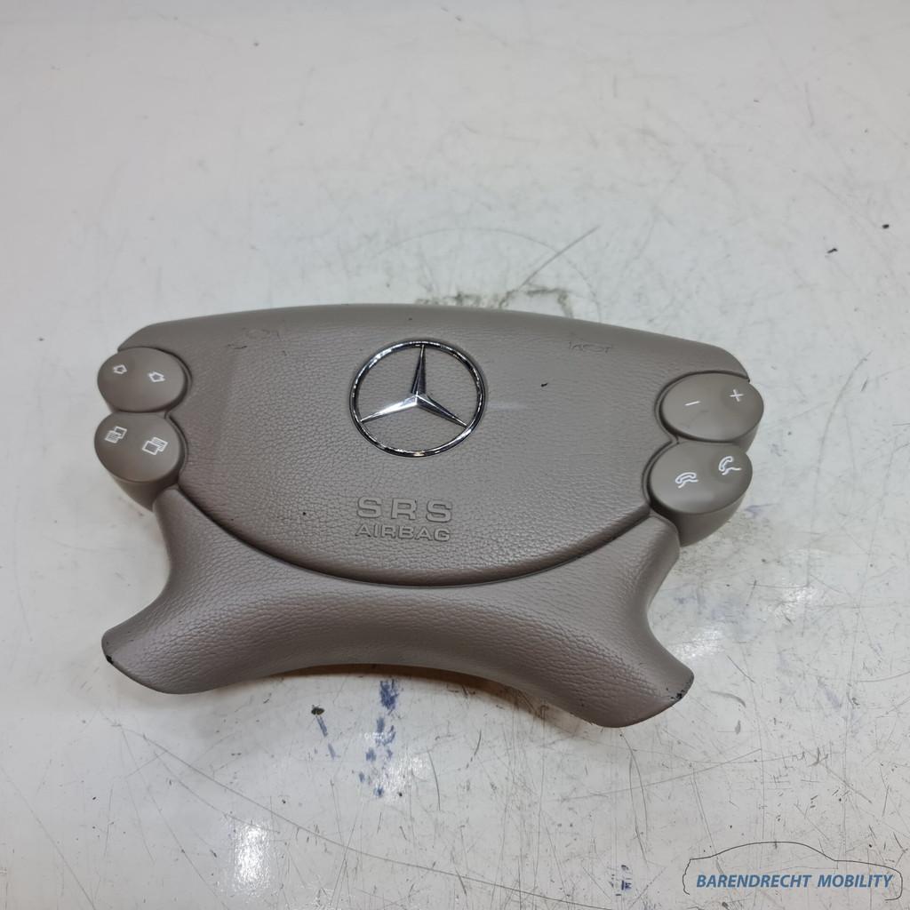 Mercedes W209 W463 R230 W211 W219 CLK Leer leder bruin stuur, Autos : Pièces & Accessoires, Mercedes-Benz AG, Mercedes-Benz, Utilisé