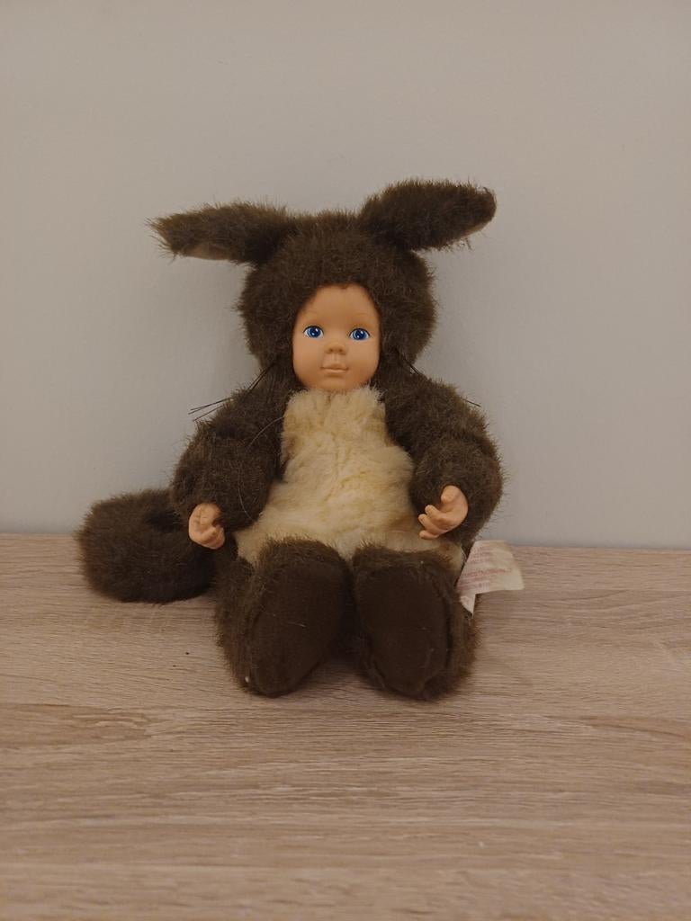 Anne Geddes Babyeekhoorn, Verzamelen, Poppen, Zo goed als nieuw, Pop, Ophalen of Verzenden