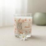 Bougie Bio parfumée au Monoï, Huis en Inrichting, Wit, Nieuw, Ophalen of Verzenden, Kaars