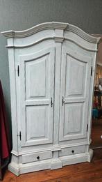 grande armoire penderie en bois massif peind, Maison & Meubles, Armoires | Buffets, 100 à 150 cm, Utilisé, Avec tablette(s), 50 à 75 cm