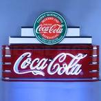 Coca Cola Art Deco retro diner lichtbak met neon verlichting, Ophalen, Nieuw, Lichtbak of (neon) lamp
