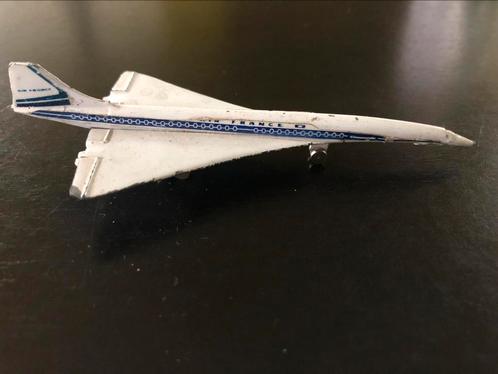 Concorde vliegtuigje - vintage - op wieltjes, Collections, Aviation, Utilisé, Enlèvement ou Envoi