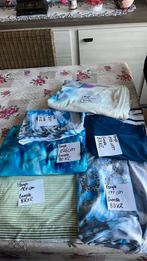 Empiècement en jersey bleu/vert, Enlèvement, Utilisé, Bleu, 30 à 120 cm