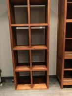 Teak wandrek - boekenkast, Huis en Inrichting, Ophalen, Met plank(en), Gebruikt, 200 cm of meer