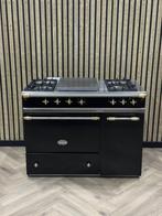 Lacanche Zwart Gas 110cm Messing + Coup de Feu, Ophalen of Verzenden, Grill, Gas, 5 kookzones of meer