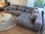 Donkergrijs hoeksalon met lounge zit voor 2 personen., Huis en Inrichting, Ophalen, Gebruikt
