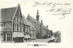 Gent/Gent oude ansichtkaart Het oude begijnhof Een circul, Verzamelen, Gelopen, Ophalen of Verzenden, Voor 1920