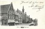 Gent/Gent oude ansichtkaart Het oude begijnhof Een circul, Ophalen of Verzenden, Voor 1920, Gelopen