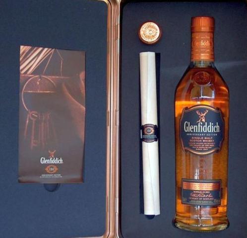 Glenfiddich 125th anniversary edition whisky, Collections, Vins, Neuf, Enlèvement ou Envoi
