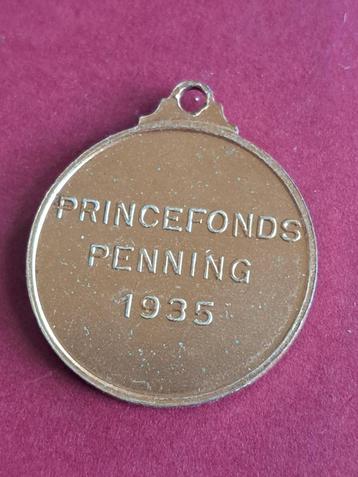 1935 Nederland draagpenning Princefonds Willem van Oranje beschikbaar voor biedingen