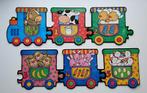 Puzzel 'trein' met de cijfers 1 tem 5 in de wagonnetjes, Kinderen en Baby's, Speelgoed | Kinderpuzzels, 10 tot 50 stukjes, Gebruikt
