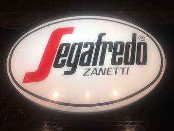Segafredo lichtreclame   beschikbaar voor biedingen
