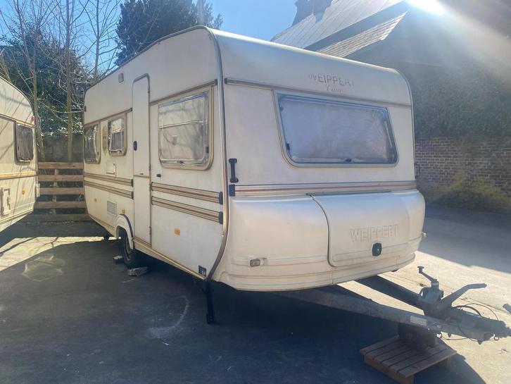 Caravan weipert tabbert, Caravans en Kamperen, Caravans, Particulier, tot en met 4, 750 - 1000 kg, Rondzit, Tabbert, Omvormbare zithoek