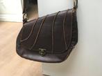 Natuurlederen handtas, Handtassen en Accessoires, Tassen | Damestassen, Ophalen, Nieuw, Bruin, Handtas
