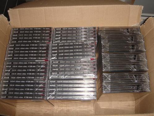95 opneembare dvd's van 4,7 en 8,5 GB, Computers en Software, Beschrijfbare discs, Nieuw, Dvd, Ophalen