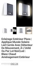 applique murale solaire extérieure plaza oviala, Appliques murales, LED, Enlèvement ou Envoi, Batterie