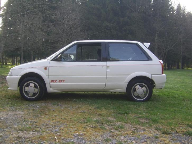 Citroen AX GT oldtimer in prima staat, Auto's, Overige Auto's, Particulier, Benzine, Handgeschakeld, Wit, Zwart, Ophalen
