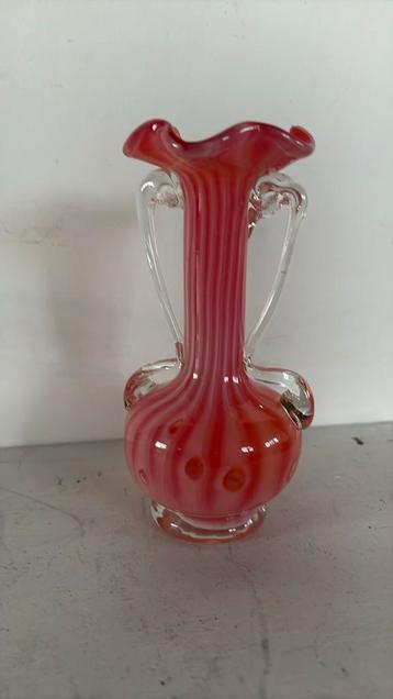 Solitaire en verre orange et blanc, Enlèvement ou Envoi