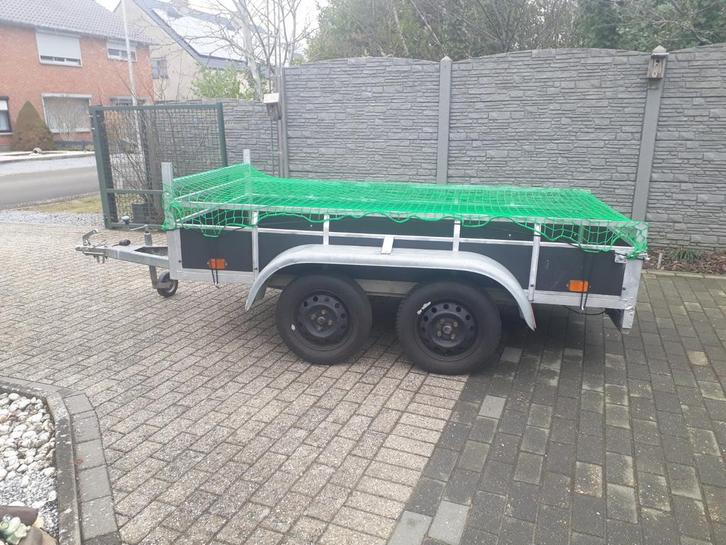 Dubbelasser MTM 750 kg 253127, Autos : Divers, Remorques, Enlèvement