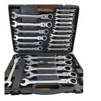 Nieuwe ringratel steeksleutel set 22 delig Chrome Vanadium, Ophalen of Verzenden, Nieuw