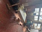 Keukentafel, Huis en Inrichting, Ophalen, Gebruikt, 100 tot 150 cm, Metaal