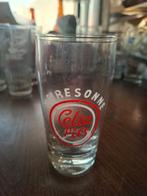 Meiresonne celta opgestapeld glas, Verzamelen, Biermerken, Verzenden, Gebruikt, Glas of Glazen, Overige merken