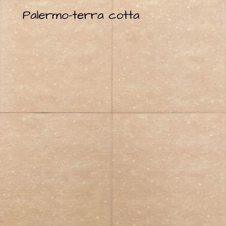 Nieuwe vinyl tegels PALERMO-TERRA COTTA, Doe-het-zelf en Bouw, Vloerdelen en Plavuizen, Nieuw, Overige typen, Kunststof, Minder dan 50 cm