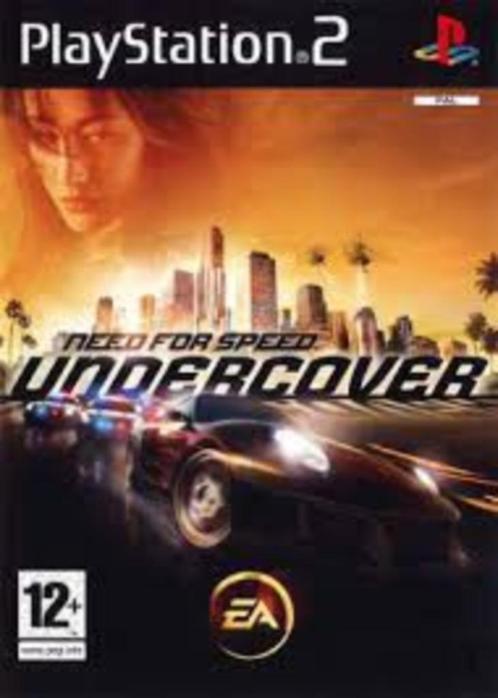 Need for Speed Undercover (PS2)., Games en Spelcomputers, Games | Sony PlayStation 2, Zo goed als nieuw, Racen en Vliegen, 2 spelers
