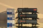 roco 3 wagons SNCB 66559-66558-Type Za-citerne ermewa-VTG, Hobby & Loisirs créatifs, Trains miniatures | HO, Envoi, Utilisé, Roco