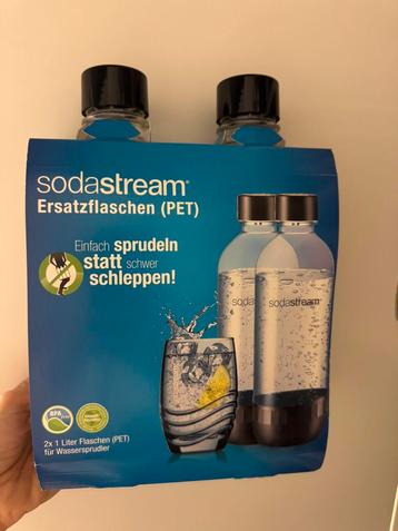 Soda Stream 2 bouteilles de 1 litre - neuves dans leur boîte, Enlèvement ou Envoi, Neuf