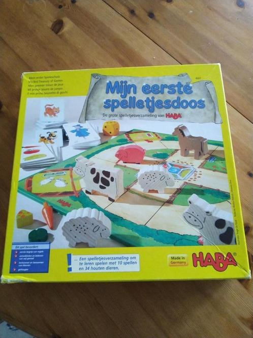 ma première boîte de jeux Haba - 3 à 12 ans - 10 jeux, Hobby & Loisirs créatifs, Jeux de société | Jeux de plateau, Comme neuf