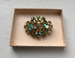 Broche vintage, Comme neuf, Vert, Moins de 4 cm, Enlèvement