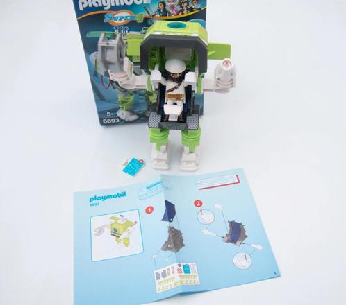 Playmobil Super 4 Cleano robot 6693, Kinderen en Baby's, Speelgoed | Playmobil, Zo goed als nieuw, Complete set, Ophalen of Verzenden
