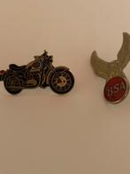 Lot van 2 retro pins van BSA motoren, Ophalen of Verzenden, Zo goed als nieuw