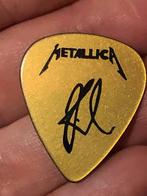 Metallica official ultra rare gold 90’s ESP Plectrum, Ophalen of Verzenden, Zo goed als nieuw