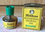 OUDE PELIKAN INKTPOT  GÜNTHER WAGNER ZELDZAAM  TINTA CHINA, Ophalen of Verzenden