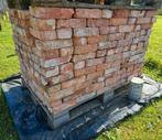 Halve pallet oude Beerse gevelstenen van Vandemoortel, Doe-het-zelf en Bouw, Metselstenen, Ophalen