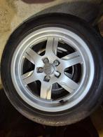 4 jantes Audi 17 pouces 5x112+ pneus Pirelli été 225/50/17, Autos : Pièces & Accessoires, Enlèvement, Utilisé, Audi
