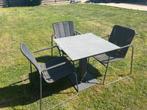 Tuintafel met 3 stoelen, Tuin en Terras, Ophalen, Zo goed als nieuw