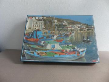 Puzzle Port de Grèce - 1000 pièces - neuf disponible aux enchères