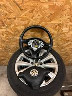 Volkswagen golf4 zwart 3-spaaks lederen stuurwiel + airbag, Auto-onderdelen, Ophalen, Volkswagen