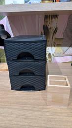 Ladeblokje voor pennen etc en pennenhouder in hout, Huis en Inrichting, Kasten | Ladekasten, Ophalen, Zo goed als nieuw