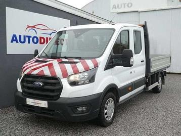 Ford Transit Pick-Up 2.0 TDCi 7places 49000Km L3, Autos, 94 kW, Achat, 7 places, Noir