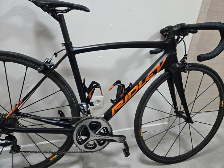 Ridley fenix SL dura-ace DI2 11sp en carbon wielen, Vélos & Vélomoteurs, Vélos | Vélos de course, Comme neuf, Carbone, Enlèvement